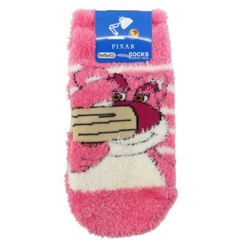 トイストーリー キッズ もこもこショートソックス 子供用 防寒 靴下 ロッツォ ディズニー キャラクター グッズ メール便可