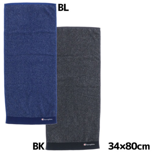 チャンピオン Champion フェイスタオル ジャガード ロングタオル メジャーロゴ スポーツブランド グッズ メール便可