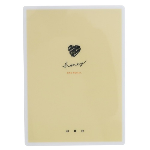 下敷き ハニーライクバター デスクパッド ハート 大人可愛い グッズ メール便可