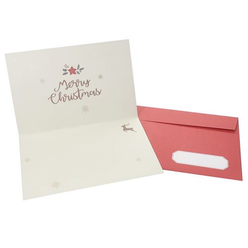 クリスマスカード サンタオーナメント フェルト グリーティングカード Xmas グッズ メール便可