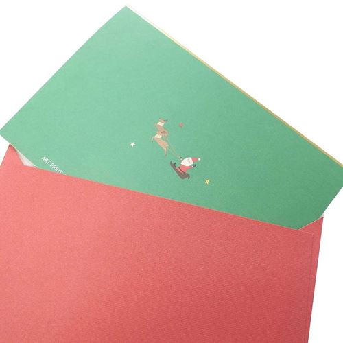 クリスマスカード サンタオーナメント フェルト グリーティングカード Xmas グッズ メール便可