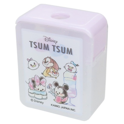 ディズニーツムツム 鉛筆削り スクエア えんぴつ削り 新入学 ディズニー キャラクター グッズ メール便可