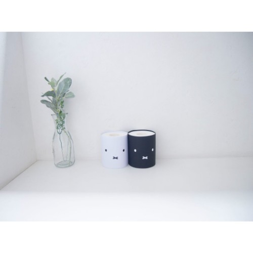 ミッフィー トイレットペーパーカバー 2枚セット トイレ用品 ホワイト ブラック ディックブルーナ 絵本キャラクター グッズ