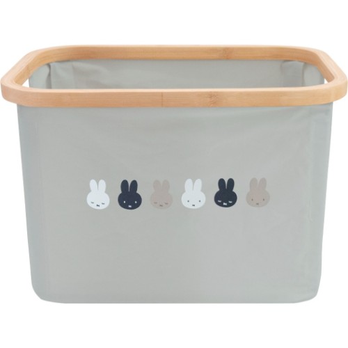 ミッフィー バンブーバスケットS 収納用品 ならびミッフィー ディックブルーナ 絵本キャラクター グッズ