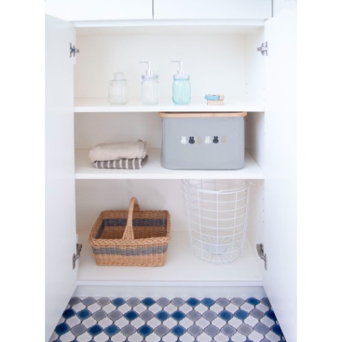 ミッフィー バンブーバスケットS 収納用品 ならびミッフィー ディックブルーナ 絵本キャラクター グッズ