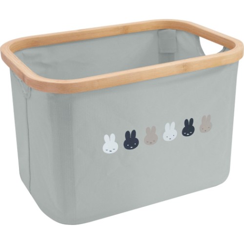 ミッフィー バンブーバスケットS 収納用品 ならびミッフィー ディックブルーナ 絵本キャラクター グッズ