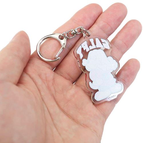 キーリング GALFY ガルフィー ダイカット アクリル キーホルダー ホワイトロゴ キャラクター グッズ メール便可