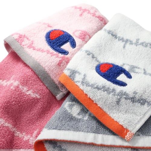 チャンピオン Champion ハンドタオル 抗菌防臭 ジャガード ウォッシュタオル ユースロゴ スポーツブランド グッズ メール便可