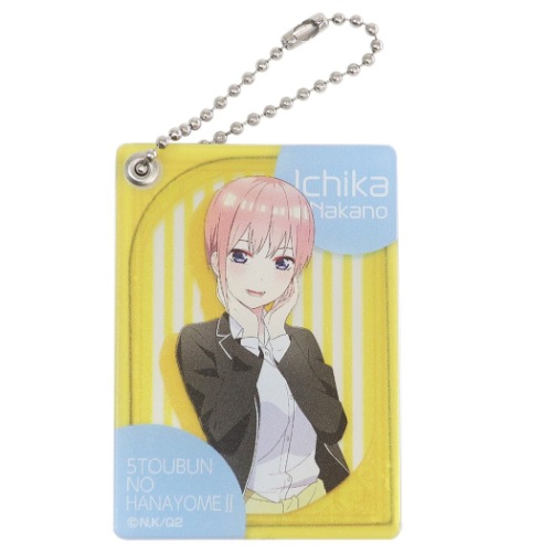 五等分の花嫁 中野 一花 スライドミラー 手鏡 アニメキャラクター グッズ メール便可