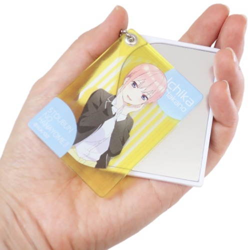 五等分の花嫁 中野 一花 スライドミラー 手鏡 アニメキャラクター グッズ メール便可