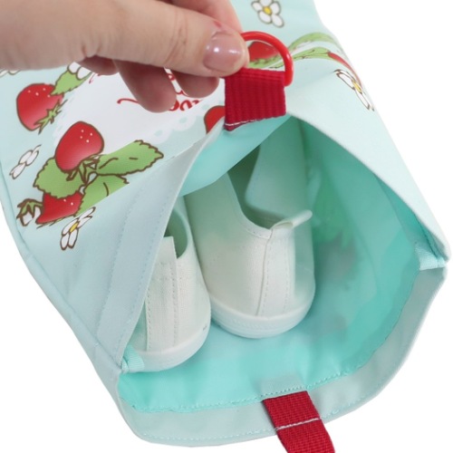 魔女の宅急便 体育館靴入れ 抗菌防臭 再生ポリ シューズバッグ ジジ ストロベリーリース スタジオジブリ キャラクター グッズ