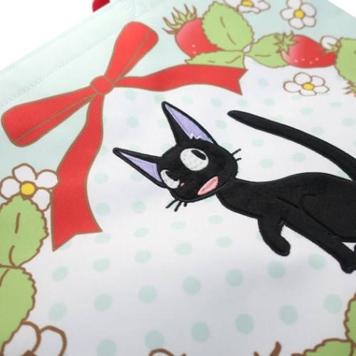 魔女の宅急便 体育館靴入れ 抗菌防臭 再生ポリ シューズバッグ ジジ ストロベリーリース スタジオジブリ キャラクター グッズ