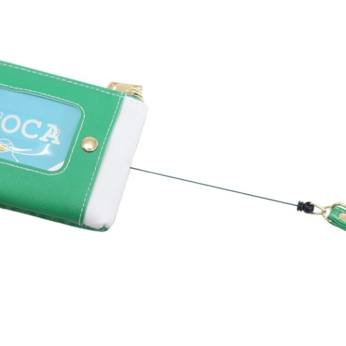 鬼滅の刃 小銭入れ & 定期入れ リール付き マルチ ICカードケース 竈門炭治郎 少年ジャンプ アニメキャラクター グッズ