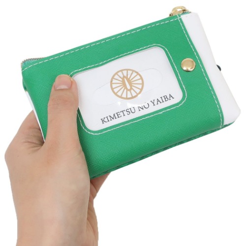 鬼滅の刃 小銭入れ & 定期入れ リール付き マルチ ICカードケース 竈門炭治郎 少年ジャンプ アニメキャラクター グッズ