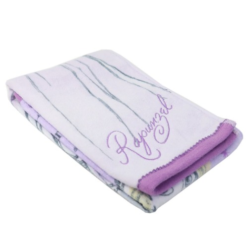 塔の上のラプンツェル フェイスタオル 抗菌防臭 ロングタオル メロウドリーム ディズニープリンセス キャラクター グッズ メール便可