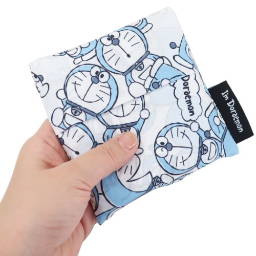 ドラえもん エコバッグ 折りたたみ ショッピングバッグ カラーズブルー サンリオ キャラクター グッズ