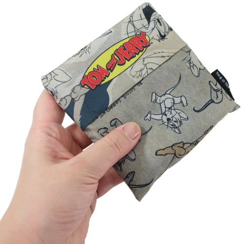 トムとジェリー エコバッグ 折りたたみ ショッピングバッグ ヴィンテージトムライン ワーナーブラザーズ キャラクター グッズ