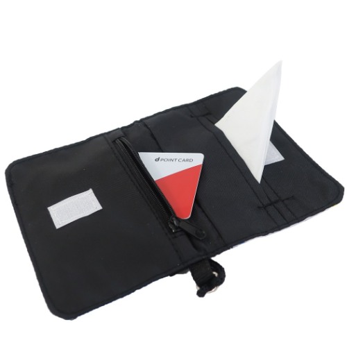 プラレール クリップポーチ ネックコード付き ミニ おでかけ ウォレット ブラック 鉄道 キャラクター グッズ メール便可