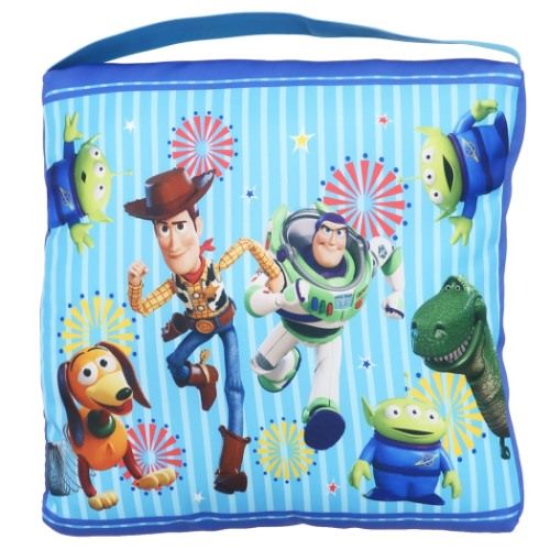 トイストーリー 座布団 学校 スクール クッション アクションスタイル 新入学 ディズニー キャラクター グッズ