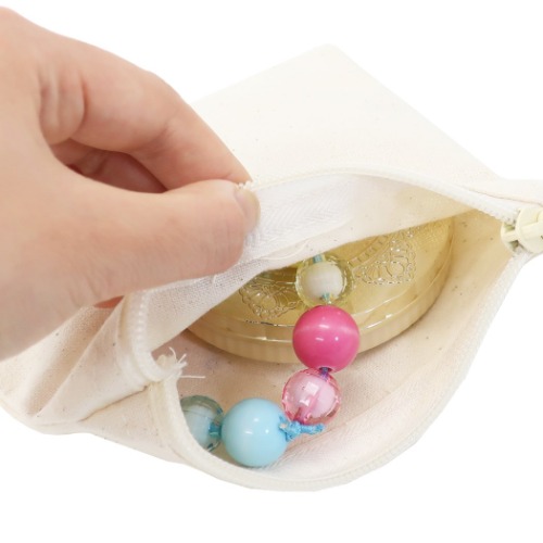 おえかきさんシリーズ ミニポーチ フラットポーチ いちごジャムぱんさん かわいい グッズ メール便可