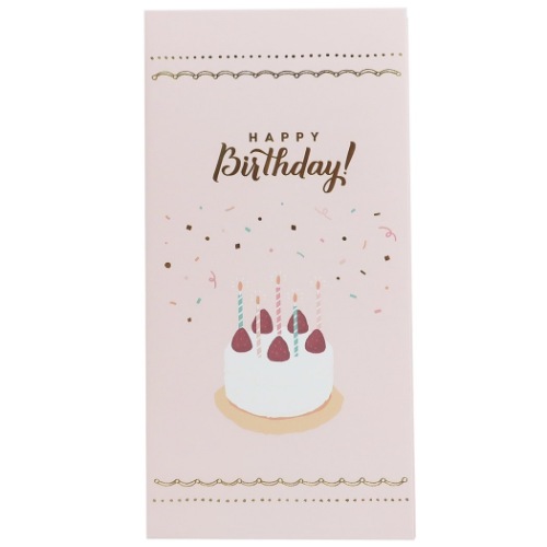 のし袋 お祝い袋 2枚セット Birthday お誕生日お祝い 中封筒付き グッズ メール便可