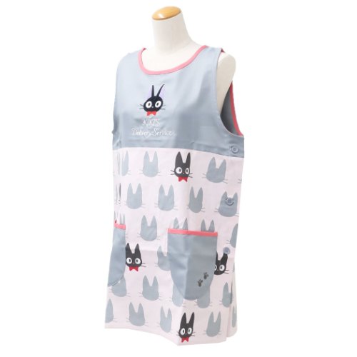 魔女の宅急便 レディース エプロン 割烹着 ジジシルエット スタジオジブリ キャラクター グッズ