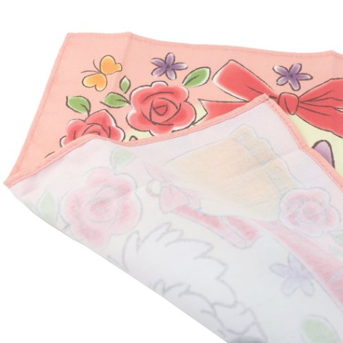 魔女の宅急便 ハンカチ ハンカチーフ フラワーアーチ ジジ スタジオジブリ キャラクター グッズ メール便可