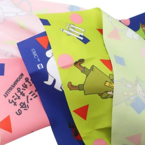 ムーミン ハンカチ ハンカチーフ 3枚セット グッドデイズ 北欧 キャラクター グッズ メール便可