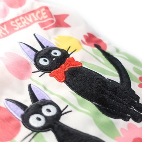 魔女の宅急便 巾着袋 きんちゃくポーチ S ジジとチューリップ 新入学 スタジオジブリ キャラクター グッズ メール便可