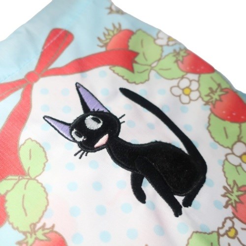 魔女の宅急便 巾着袋 きんちゃくポーチ S ジジ ストロベリーリース 新入学 スタジオジブリ キャラクター グッズ メール便可