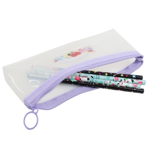 BT21 クリアフラット ペンケース 筆箱 ちびぬい 新入学 LINE FRIENDS キャラクター 商品 メール便可