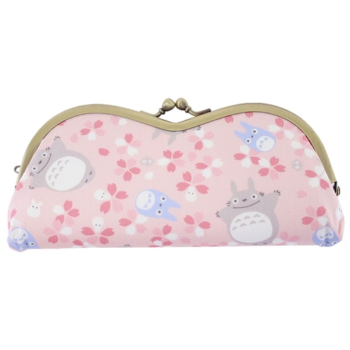 となりのトトロ メガネケース 口金眼鏡ケース お花見トトロ スタジオジブリ キャラクター グッズ メール便可