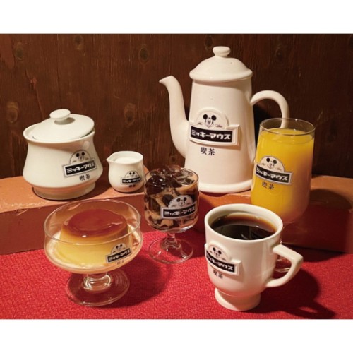 ディズニー ガラスコップ ソーダグラス 喫茶 ミッキーマウス キャラクター グッズ