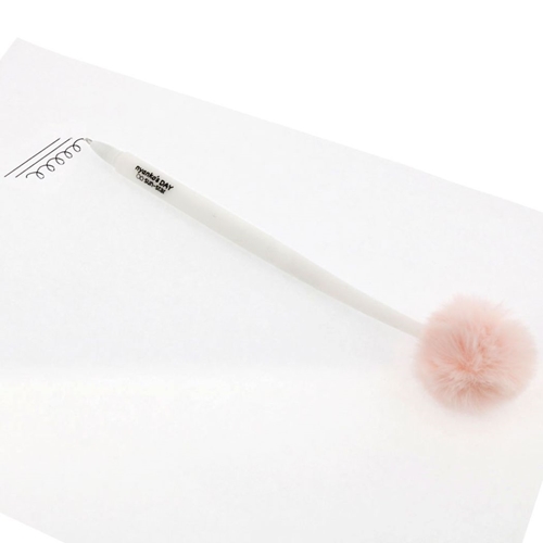 ボールペン ネコの日 じゃらしペン 白猫 ねこ かわいい グッズ メール便可