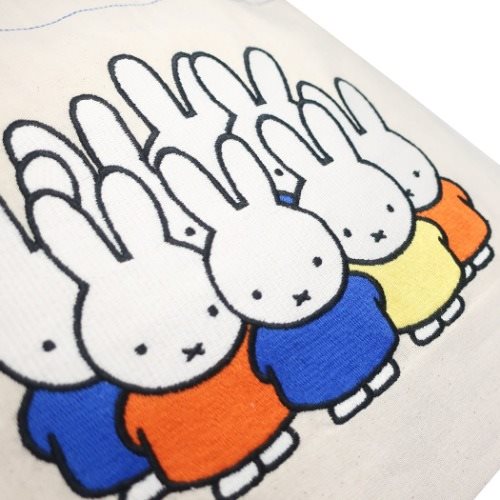 ミッフィー 巾着袋 巾着ポーチ いっぱい刺繍 ディックブルーナ 絵本キャラクター グッズ メール便可