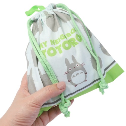 となりのトトロ 巾着袋 きんちゃくポーチ S 大トトロシルエット スタジオジブリ キャラクター グッズ メール便可