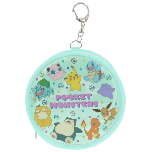 ポケモン コスメポーチ ラウンド クリアポーチ 集合 ポケットモンスター キャラクター グッズ