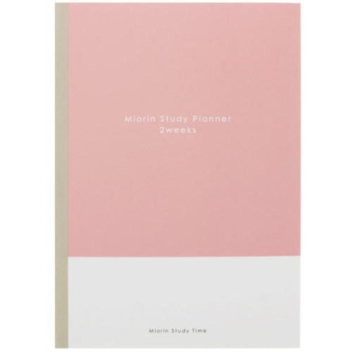 スタディープランノート 2週間 みおりん Study Time B5 学習帳 P ピンク 中学生 高校生 グッズ メール便可