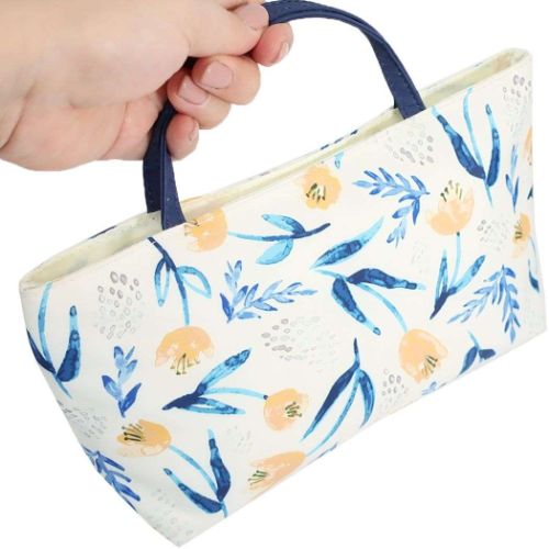 ウェットティッシュポーチ付き バッグインバッグ 仕切り付きインナーポーチ フロールクレール チューリップ 整理整頓 グッズ