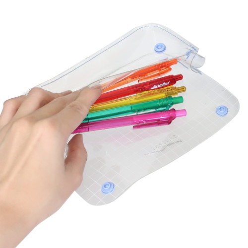 筆箱 クリッピー ペンケース クラウドブルー シンプル かわいい グッズ