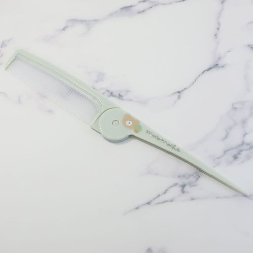 モコモカ ブラシ 2カラー 折りたたみコーム ミルクティー かわいい 女の子 グッズ メール便可