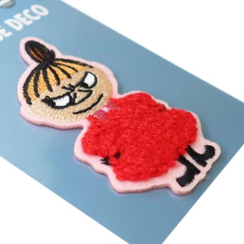 ムーミン アップリケシール 相良 刺繍 ステッカー リトルミイ 北欧 キャラクター グッズ メール便可