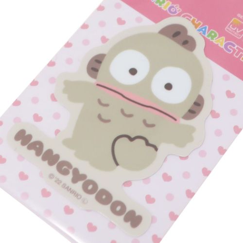 ハンギョドン ビニールシール ダイカット カラフル ミニステッカー ベージュ サンリオ キャラクター グッズ メール便可