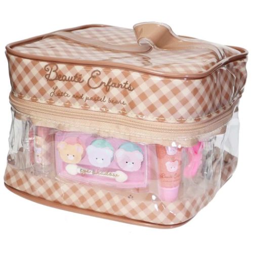 キッズコスメ ボーテアンファン ビニール バニティメイクバッグ セット プレゼント ギフト グッズ