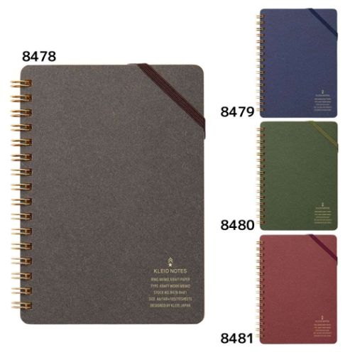 kleid クレイド メモ帳 Kraft work memo A6 リングクラフトメモ 大人 仕事 ビジネス シンプル グッズ メール便可