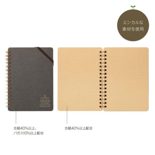 kleid クレイド メモ帳 Kraft work memo A6 リングクラフトメモ 大人 仕事 ビジネス シンプル グッズ メール便可