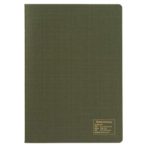 kleid クレイド 方眼ノート 2mm grid notes A5 Olive Drab 大人 仕事 ビジネス シンプル グッズ メール便可