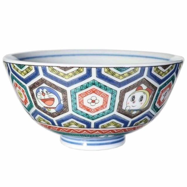 ドラえもん お茶碗 九谷焼 茶碗 古九谷風 亀甲 藤子F不二雄 アニメキャラクター グッズ