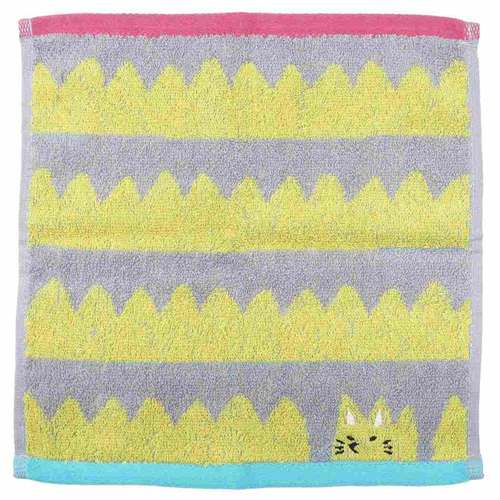 ミニタオル トイトイ ジャガード ハンカチタオル キツネ TOY TOY かわいい グッズ メール便可