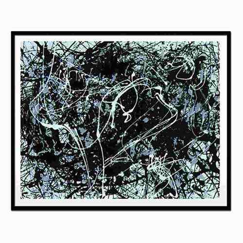 ジャクソン ポロック アートフレーム アートポスター Number 33 1949 Silkscreen Jackson Pollock 取寄品